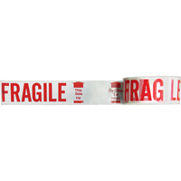 Bilingual Printed Tape – Fragile This Side Up , Red on White Southpoint Industrial Supply