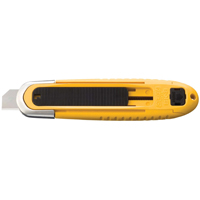 Couteau de s&eacute;curit&eacute; autor&eacute;tractable automatique, 15 mm, Acier au carbone, Prise en Plastique Southpoint Industrial Supply