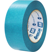 American&reg; Aqua Mask Medium Grade Masking Tape, 18 mm (3/4") x 55 m (180'), Blue Southpoint Industrial Supply