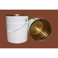 Pail with Lid, Metal, 20 L PF384 | Southpoint Industrial Supply