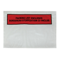 Packing List Envelope, 7" L x 5-1/2" W, Backloading Style PF882 | Southpoint Industrial Supply