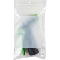 Sacs en poly avec espace inscriptible blanc, Refermable, 8" x 5", 2 mils Southpoint Industrial Supply