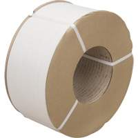 Strapping, Polypropylene, 3/8" W x 12900' L, White, Machine Grade PF983 | Southpoint Industrial Supply