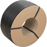 Strapping, Polypropylene, 5/8" W x 6000' L, Black, Manual Grade PF988 | Southpoint Industrial Supply