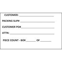 Generic Shipping Label, 4" W x 6" L, White Southpoint Industrial Supply