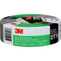 DT11 Heavy-Duty Duct Tape, 11 mils, Silver, 48 mm (2") x 55 m (180') Southpoint Industrial Supply