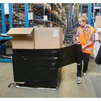 Stretch Wrap, 0.8 Gauge (20.3 micrometers), 18" x 1500', Opaque Black Southpoint Industrial Supply