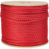 Braided Red Rope, Polypropylene, 500' Southpoint Industrial Supply