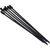 Screw-In Cable Tie, 8" Long, 50 lbs. Tensile Strength, Black Southpoint Industrial Supply