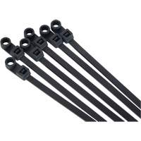 Screw-In Cable Tie, 8" Long, 50 lbs. Tensile Strength, Black Southpoint Industrial Supply
