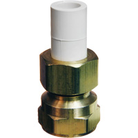 Transition Adapter, 1/2" Dia., Brass/CPVC Southpoint Industrial Supply