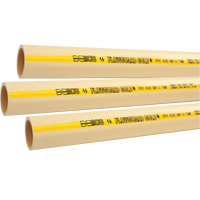 Tuyau pour eau froide ou chaude Flowguard Gold, PVC-C, 20' lo x 0,5" dia. Southpoint Industrial Supply