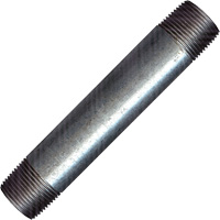 Long Pipe Nipple, Galvanized, 1/2", NPT x NPT Southpoint Industrial Supply
