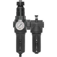 Filtre + r&eacute;gulateur + lubrificateur &agrave; drain manuel avec bol en m&eacute;tal et manom&egrave;tre Modulair 400, 1/2" NPT Southpoint Industrial Supply