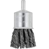 Brosse &agrave; embouts &agrave; fils nou&eacute;s torsad&eacute;s mont&eacute; sur mandrin, 1-1/8" dia. x 1/4" arbre Southpoint Industrial Supply