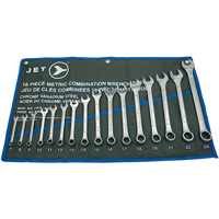 CWS-16M Raised Panel Wrench Set, Combination, 16 Pieces, Metric Southpoint Industrial Supply