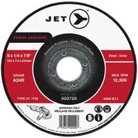 POWER ABRASIVE&reg; Grinding Wheel, 4" x 1/4", 5/8" Arbor, Type 27 Southpoint Industrial Supply