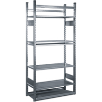 Kwik Fix Shelving Unit , Steel, Boltless, 220 lbs. Capacity, 39" W x 85" H x 12" D RG910 | Southpoint Industrial Supply