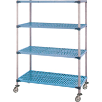 Shelving Unit, 4 Tiers, 36" W x 68" H x 18" D RH942 | Southpoint Industrial Supply