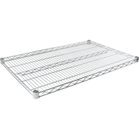 Standard-Duty Chromate Wire Shelf, 36" W x 18" D, 500 lbs. Capacity Southpoint Industrial Supply