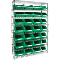 Chrome Wire Shelf Units
