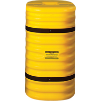 Column Protector, 10" x 10"/10" x 10 " Inside Opening, 24" L x 24" W x 42" H, Yellow RN037 | Southpoint Industrial Supply