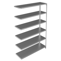 &eacute;l&eacute;ment de rayonnage, Acier galvanis&eacute;, Montant &agrave; fente, Capacit&eacute; 300 lb, 48" la x 72" h x 15" p Southpoint Industrial Supply