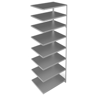 &eacute;l&eacute;ment de rayonnage, Acier galvanis&eacute;, Montant &agrave; fente, Capacit&eacute; 400 lb, 36" la x 96" h x 24" p Southpoint Industrial Supply
