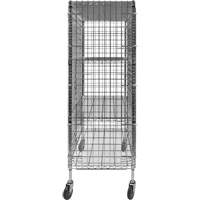Chariot de s&eacute;curit&eacute;, Chrom&eacute;, 48" x 69" x 24", Capacit&eacute; 500 lb Southpoint Industrial Supply