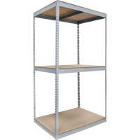 Heavy-Duty Shelving, Steel, Boltless, 1200 lbs. Capacity, 96" W x 84" H x 24" D RN809 | Southpoint Industrial Supply