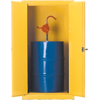 Drum Safety Cabinets, 55 US gal. Cap., Yellow SA069 | Southpoint Industrial Supply