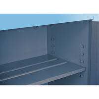 ChemCor&reg; Lined Acid/Corrosive Storage Cabinets, 30 gal., 43" x 44" x 18" Southpoint Industrial Supply