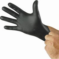 Gants N-Dex NightHawk, Petit, Nitrile, 4 mils, Sans poudre, Noir Southpoint Industrial Supply