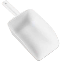 Large Hand Scoop, Plastic, White, 82 oz. SAL494 | Southpoint Industrial Supply