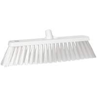 Large Particle Push Broom Head, 2-1/2", Polyester, White SAL505 | Southpoint Industrial Supply