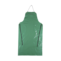 A43 48 CA-43&reg; FR Apron, Polyester/PVC, 29" L x 48" W, Green Southpoint Industrial Supply
