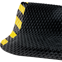 Hog Heaven&reg; Mat, Diamond, 3' x 12' x 5/8", Black/Yellow, Nitrile Southpoint Industrial Supply