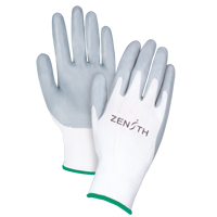 Gants l&eacute;gers enduits et respirants, 8/Moyen, R&ecirc;vetement Mousse de nitrile, Calibre 13, Enveloppe en Polyester Southpoint Industrial Supply