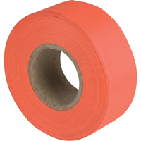 Flagging Tape, 1.1875" W x 150' L, Fluorescent Orange Southpoint Industrial Supply