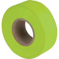 Flagging Tape, 1.1875" W x 150' L, Fluorescent Lime Southpoint Industrial Supply