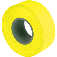 Flagging Tape, 1.2" W x 150' L, Fluorescent Yellow Southpoint Industrial Supply