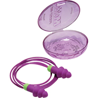 Rockets&reg; Reusable Earplugs, Corded, Bulk - Plastic Case, 27 dB NRR, One-Size Southpoint Industrial Supply