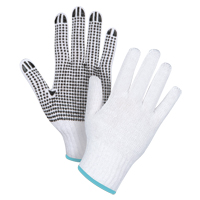Dotted String Knit Gloves, Poly/Cotton, Single Sided, 7 Gauge, X-Large Southpoint Industrial Supply