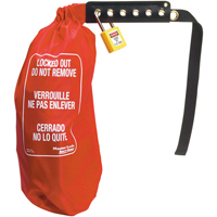 Sac de cadenassage &eacute;lectrique pour prise surdimensionn&eacute;e & contr&ocirc;le de palan, Type Prise Southpoint Industrial Supply