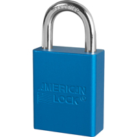 Anodized Padlock, Safety Padlock, Keyed Alike, Aluminum, 1-1/2" Width NKB628 | Southpoint Industrial Supply