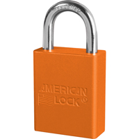 Anodized Padlock, Safety Padlock, Keyed Alike, Aluminum, 1-1/2" Width NKB629 | Southpoint Industrial Supply