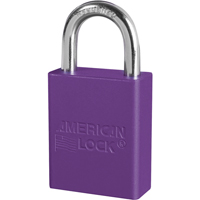 Anodized Padlock, Safety Padlock, Keyed Alike, Aluminum, 1-1/2" Width NKB630 | Southpoint Industrial Supply