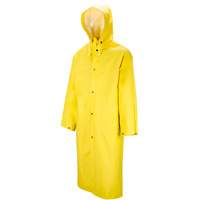 Manteaux longs Tornado, PVC, 5T-Grand, Jaune Southpoint Industrial Supply