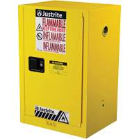 Armoire de s&eacute;curit&eacute; compacte pour produits inflammables EX Sure-Grip, 12 gal., 1 Porte(s), 23,25" La x 35" h x 18" p Southpoint Industrial Supply