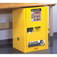 Armoire de s&eacute;curit&eacute; compacte pour produits inflammables EX Sure-Grip, 12 gal., 1 Porte(s), 23,25" La x 35" h x 18" p Southpoint Industrial Supply
